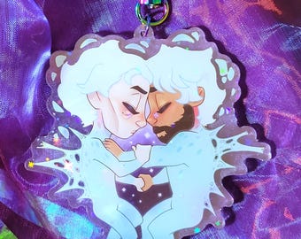 Together at Last 3” Holo Acrylic Charm Keychain
