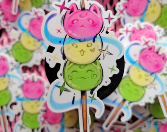 Kitty Dango 3" Sticker