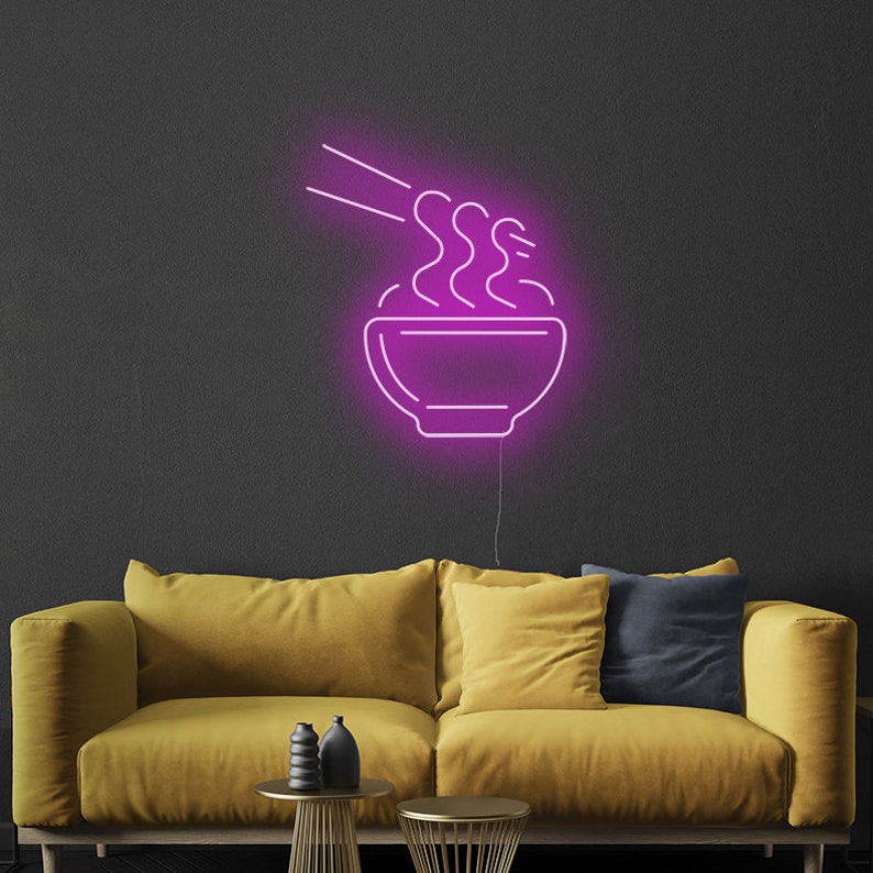 Ramen Neon Sign Ramen Light Ramen Art Neon For Home Ramen | Etsy