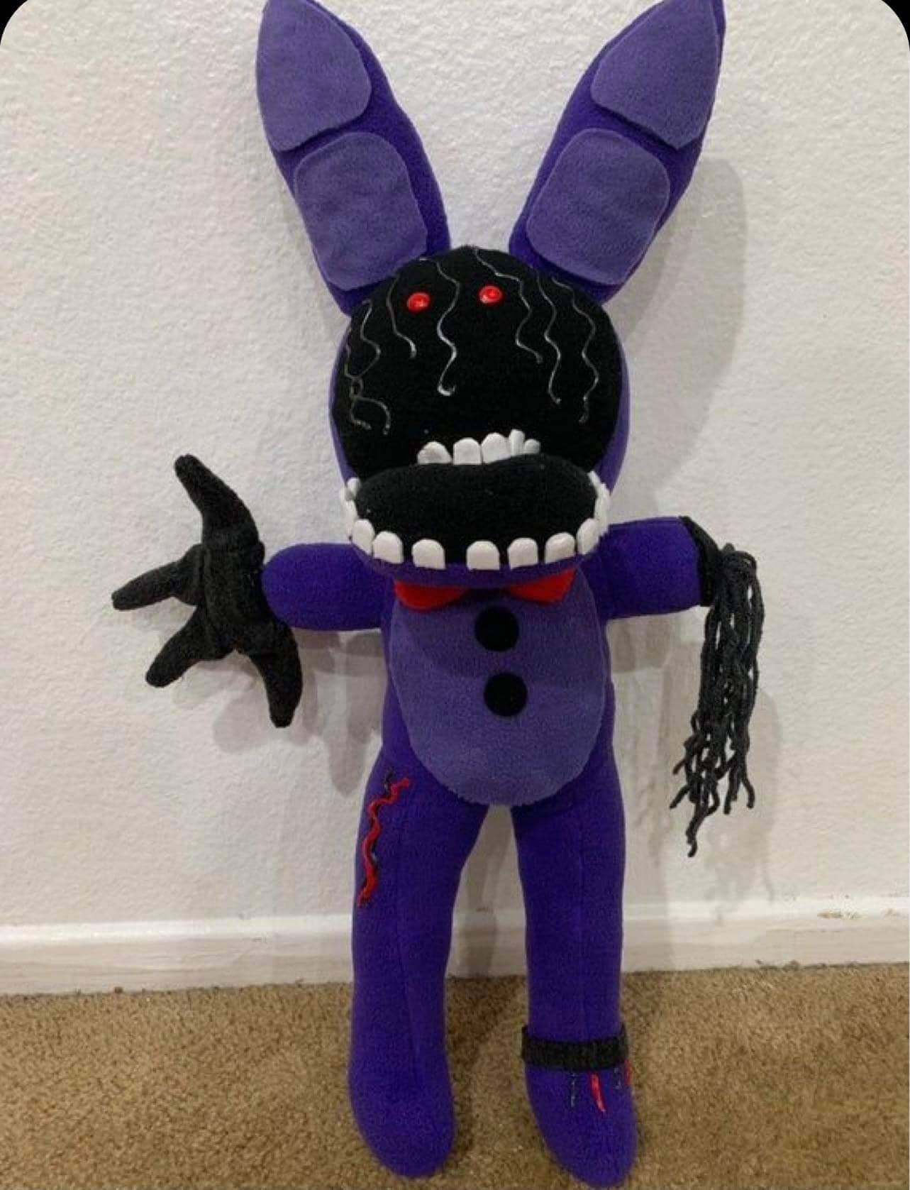 Papercraft Bonnie and plush bonnie