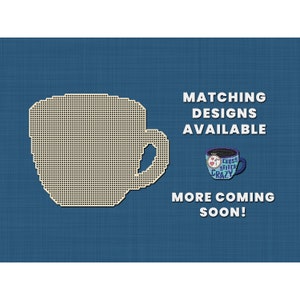 Cross stitch MUG blanks bases | Cute stitchable wooden blank | Needlepoint counted cross stitch | HDF cross stitch crazy MUG