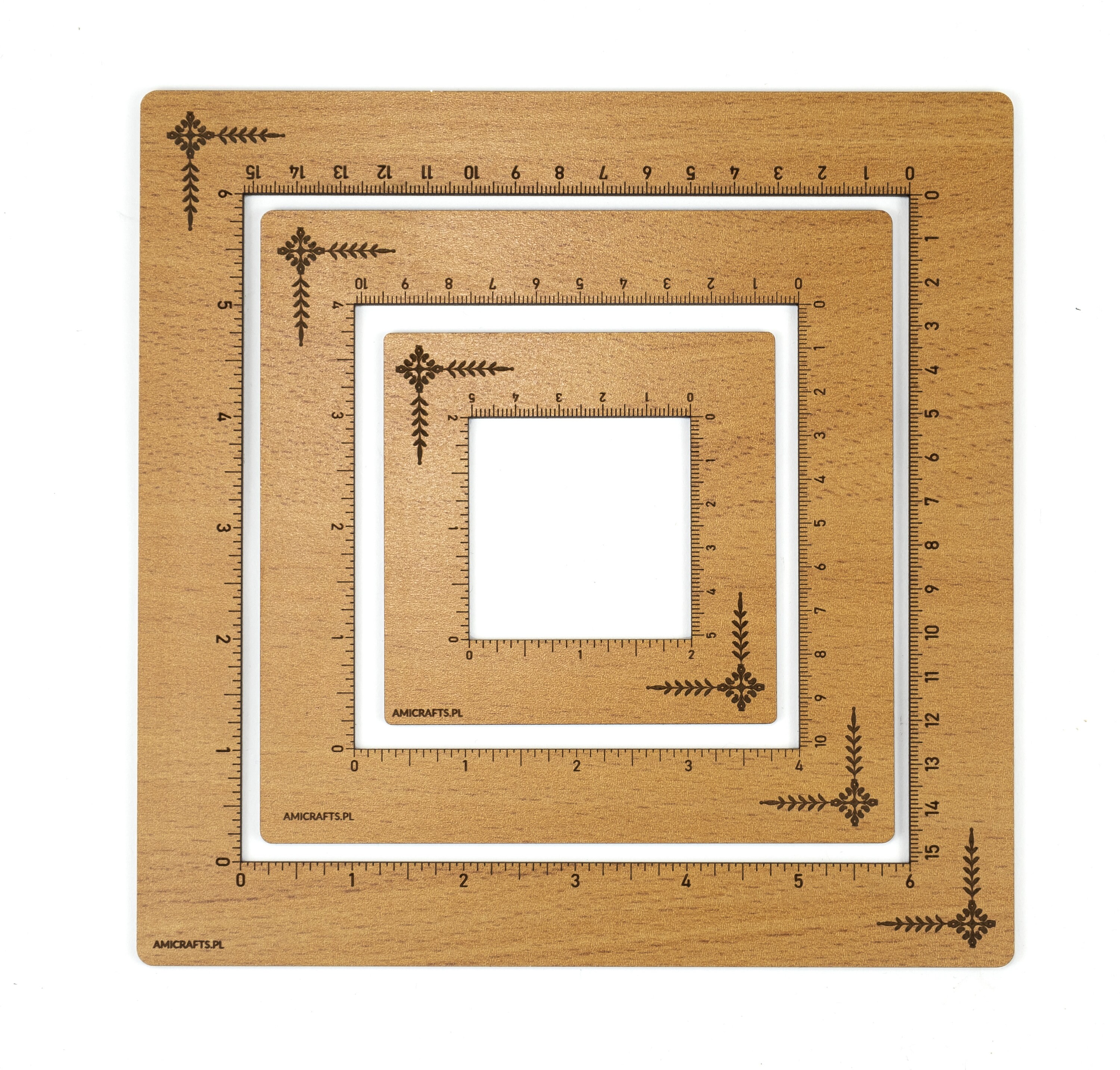 1 piece knitting and crochet swatch gauge ruler 3 sizes to Etsy