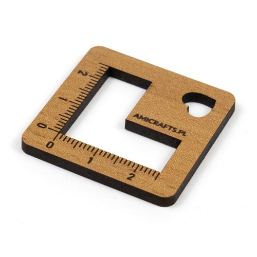 Gauge Swatch Measurement Ruler Square Tool for Knitting or Etsy