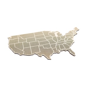 Cross stitch blanks bases | Stitchable USA map | United States embroidery HDF wood map | Needlepoint