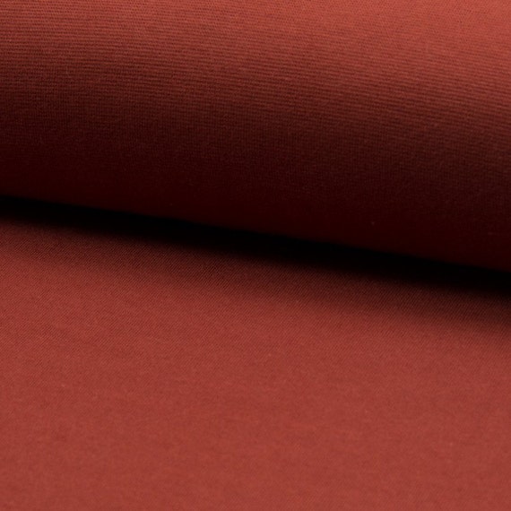 Premium Bündchen aus  Baumwolle und Elastan - STANDARD 100 by OEKO-TEX® - Rost