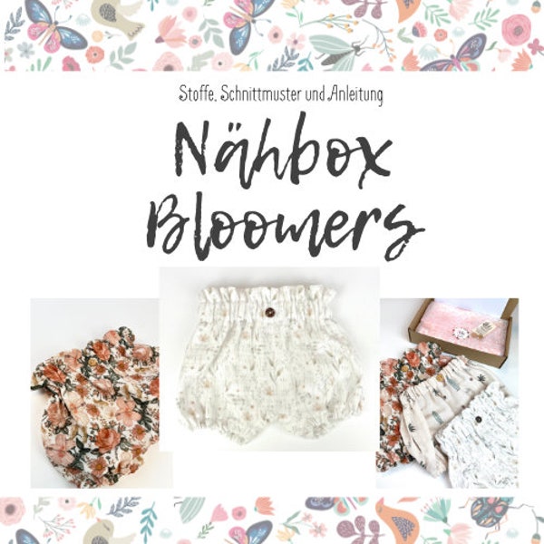 DIY Nähbox Bloomers von Inki - Handmade I  Schnittmuster und Nähanleitung I Alles was du brauchst Stoffe, Schnittmuster und Anleitung