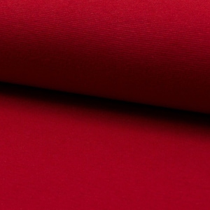 Premium cuffs made of cotton and elastane - STANDARD 100 by OEKO-TEX® - Red