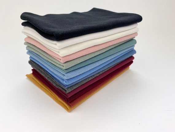 Premium Bündchen aus  Baumwolle und Elastan - STANDARD 100 by OEKO-TEX® - Verschiedene Farben