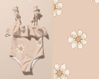 Little Flowers - Premium Eco Flex UPF 50+ - The perfect fabric for sportswear and swimwear in Standard 100 by OEKO-TEX®