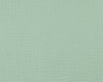 Mussola di cotone - doppia garza - Dusty Mint, STANDARD 100 by OEKO-TEX®
