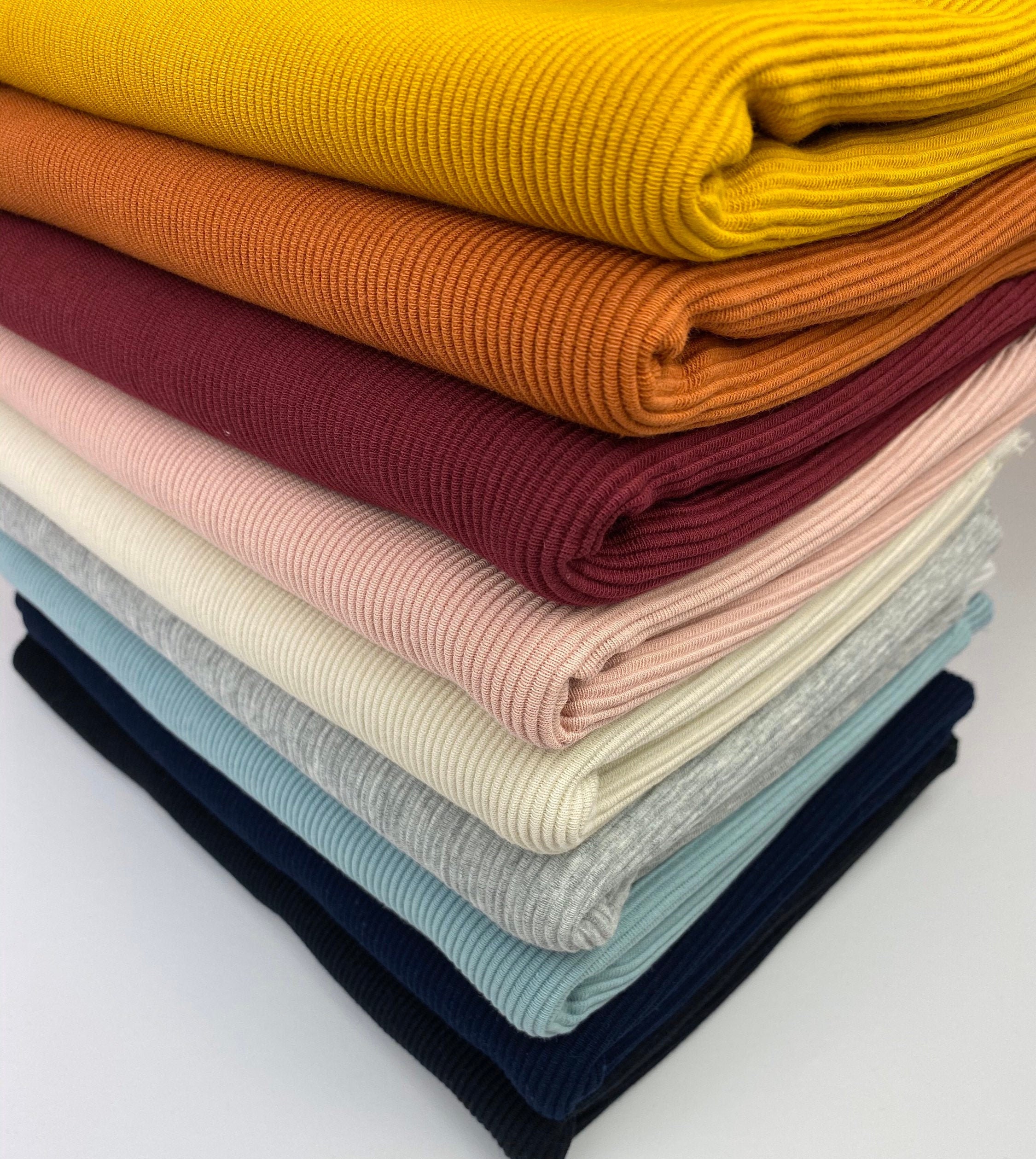 Ottoman Rib Jersey - Various colors - e.g. for stylish beanie / skater hats