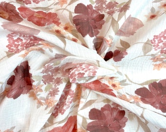 Premium Musselin - Vintage Floral - STANDARD 100 by OEKO-TEX® -  100% Baumwolle