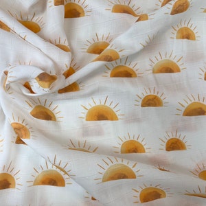 Premium muslin - Sunset - STANDARD 100 by OEKO-TEX® - 100% cotton