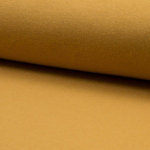 Punhos premium em algodão e elastano - STANDARD 100 by OEKO-TEX® - ocre