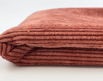 Rost - Washed Corduroy  - Weich und warm! Die perfekte Kombi aus Jersey und Cord. STANDARD 100 by OEKO-TEX®