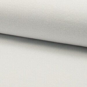 Premium cuffs made of cotton and elastane - STANDARD 100 by OEKO-TEX® - White