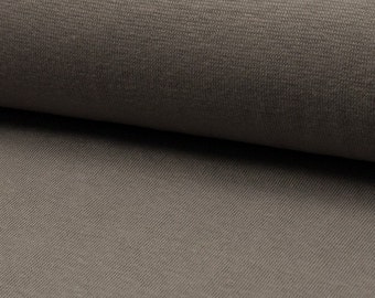 Premium manchetten van katoen en elastaan - STANDARD 100 by OEKO-TEX® - taupe