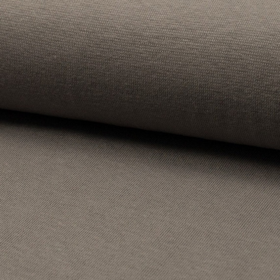 Premium Bündchen aus  Baumwolle und Elastan - STANDARD 100 by OEKO-TEX® - Taupe