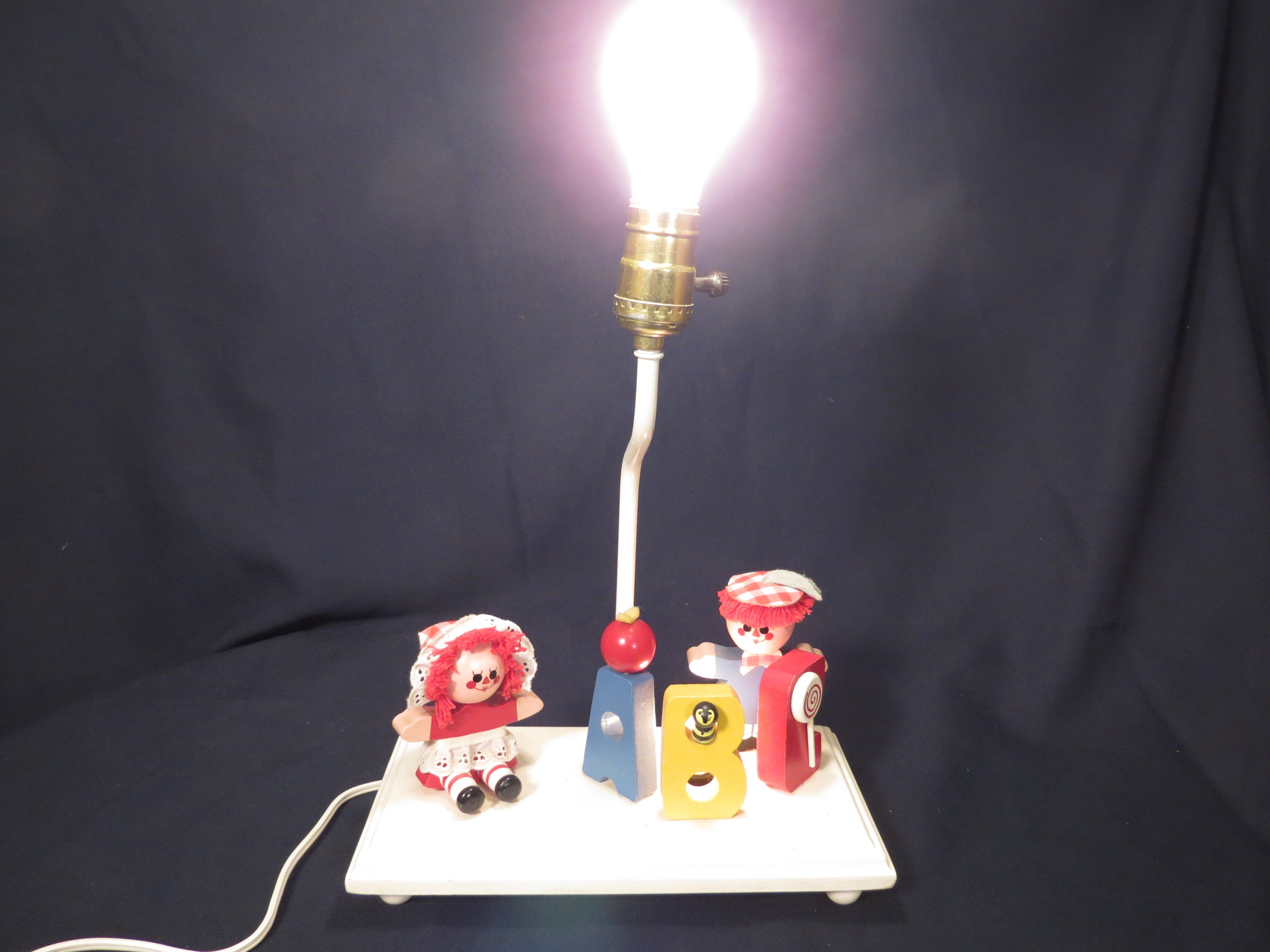 Raggedy andy lamp - Etsy 日本