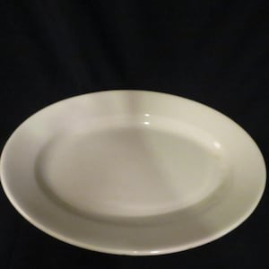Meakin Brothers ironstone China White platter 16 and 1/2 inches