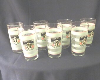 Set med 7 stycken 2004 Kentucky Derby Churchill Downs dricksglas