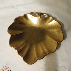 Picard China Gold leaf shaped dish