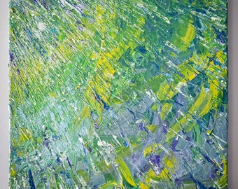Spring Has Sprung Abstract Acrylic Painting
