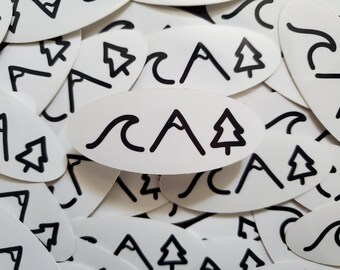 SeaSkiTree Logo Sticker