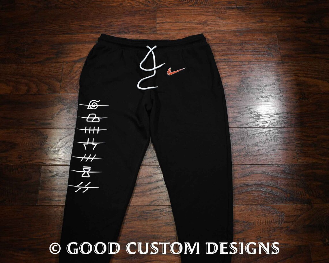 Embroidered Anime Akatsuki Naruto Itachi Cloud Nike Swoosh | Etsy