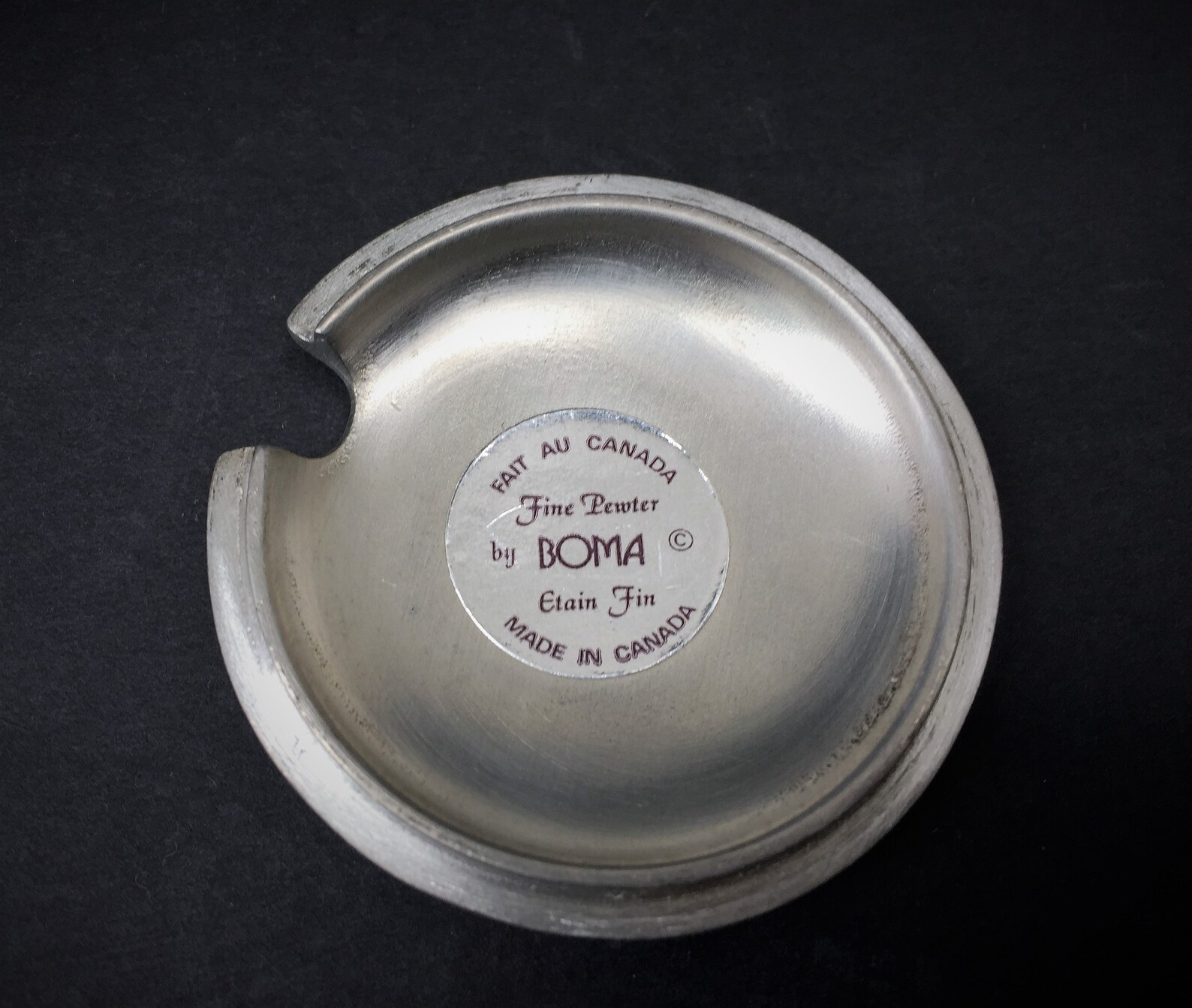 Condiment Pot & Spoon Boma Pewter Etain Fin Canada NW Pacific Etsy