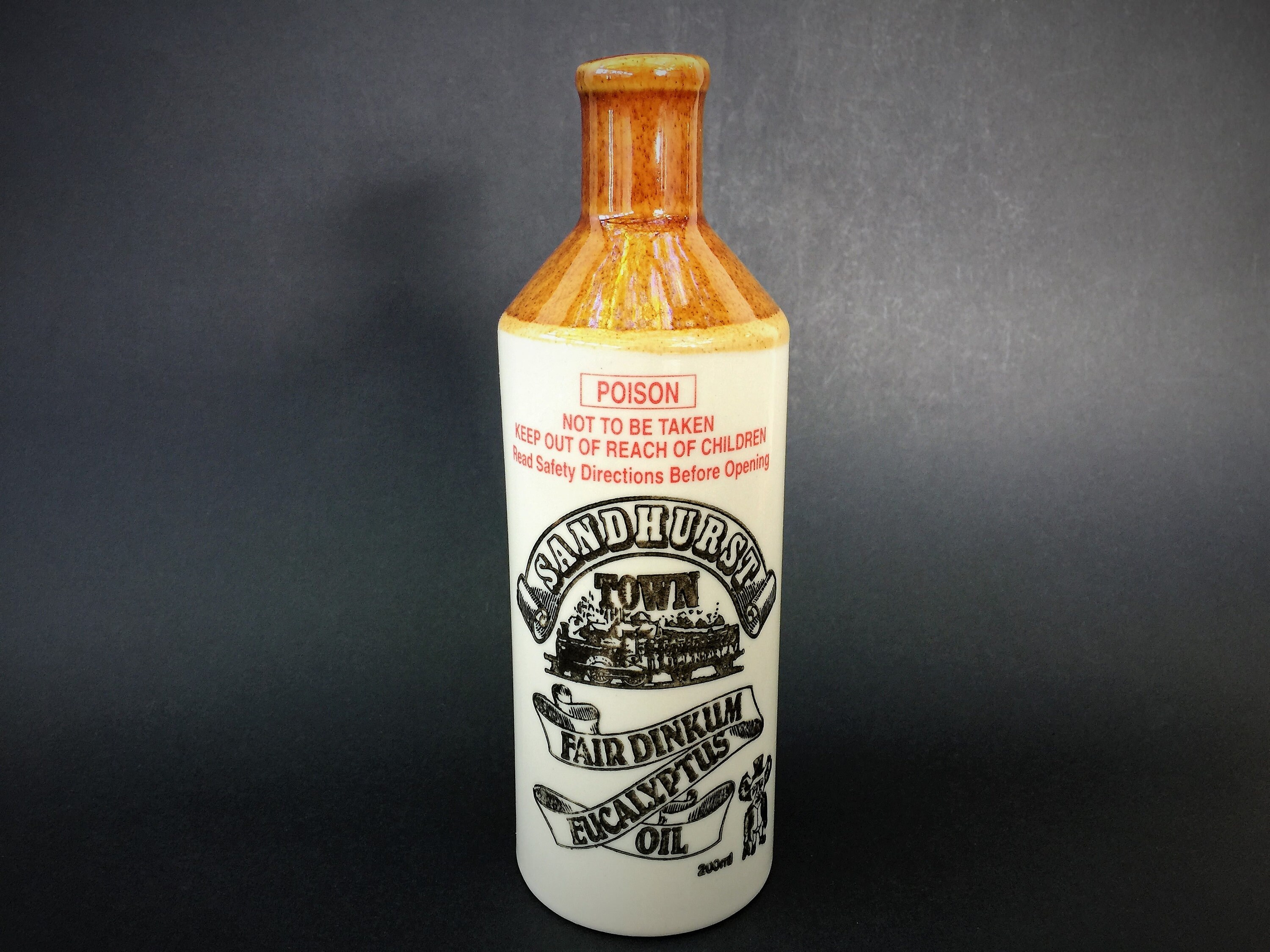Vintage Sandhurst Town Fair Dinkum Eucalyptus Oil Bottle - Etsy