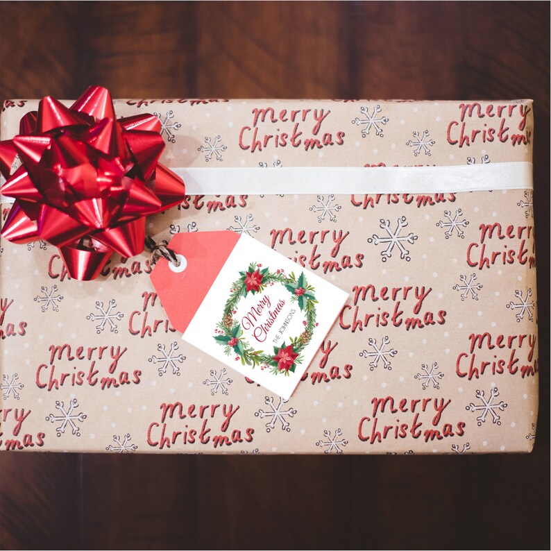 Personalized Printable Christmas Gift Tags Holiday Gift Tags - Etsy