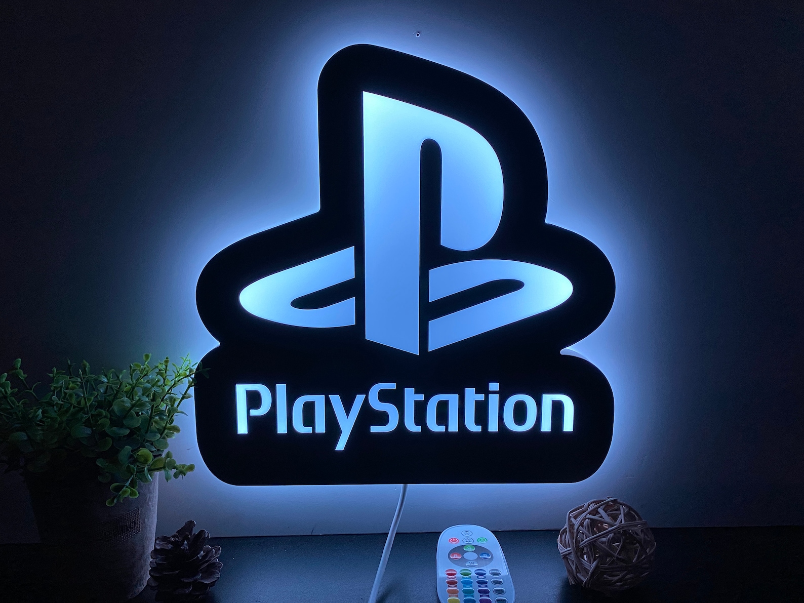 playstation logo light