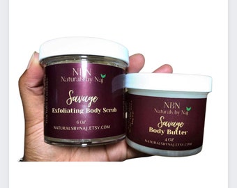 Men’s Body Butter & Scrub Set