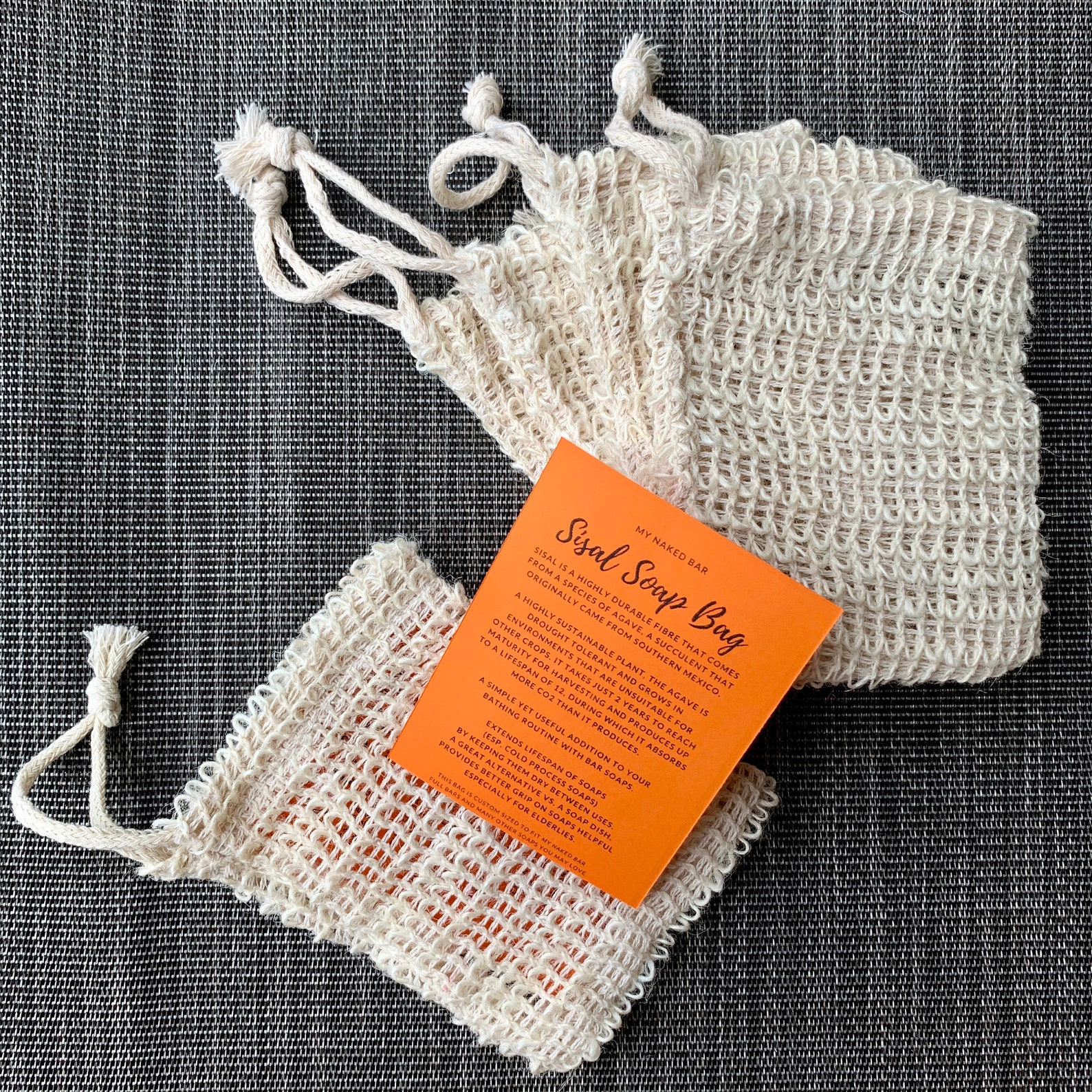 Sisal Soap Bag, Soap Saver, Soap Pouch, Eco Soap Bag, Soap Dish