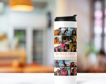 Thermobecher mit Fotodruck, Coffee to go Becher mit Wunschfoto oder einer kleinen Fotocollage. Prima Geschenkidee!