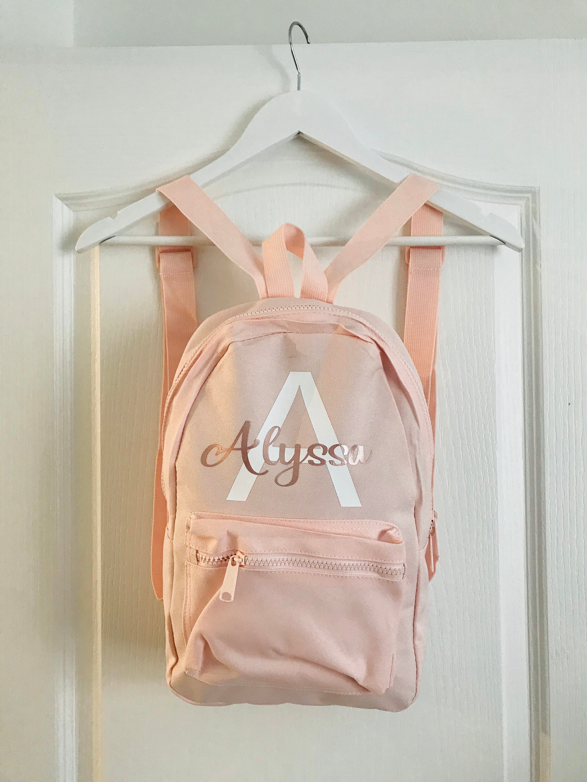 Personalised Name Backpack Etsy UK