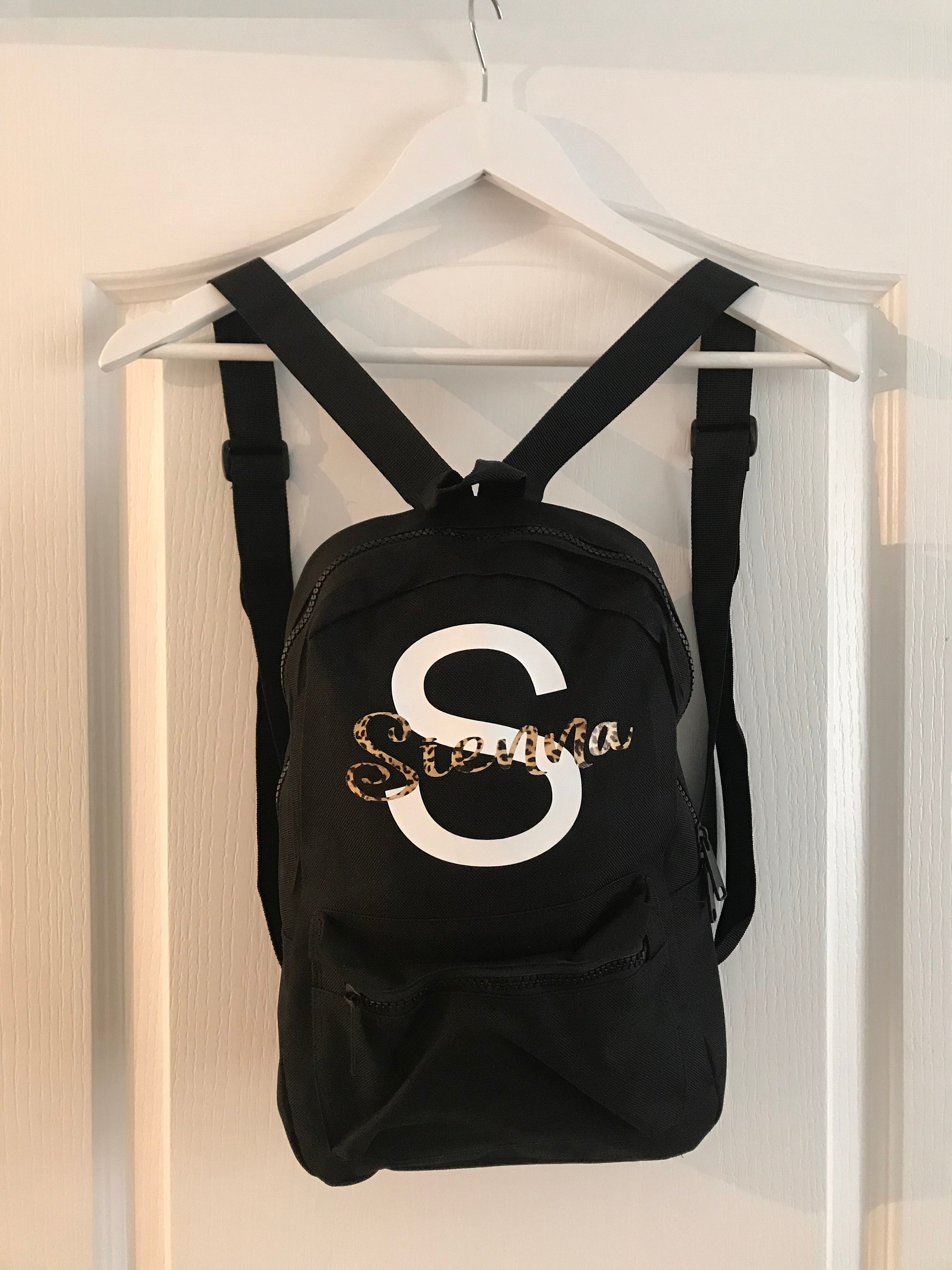 Personalised Name Backpack Etsy UK