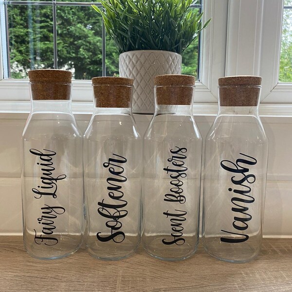 Laundry Storage Jars Personalised