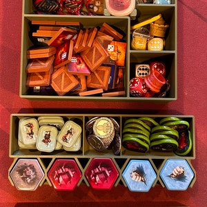 The Castles of Burgundy Special Edition Board Game Insert Organizer Trays