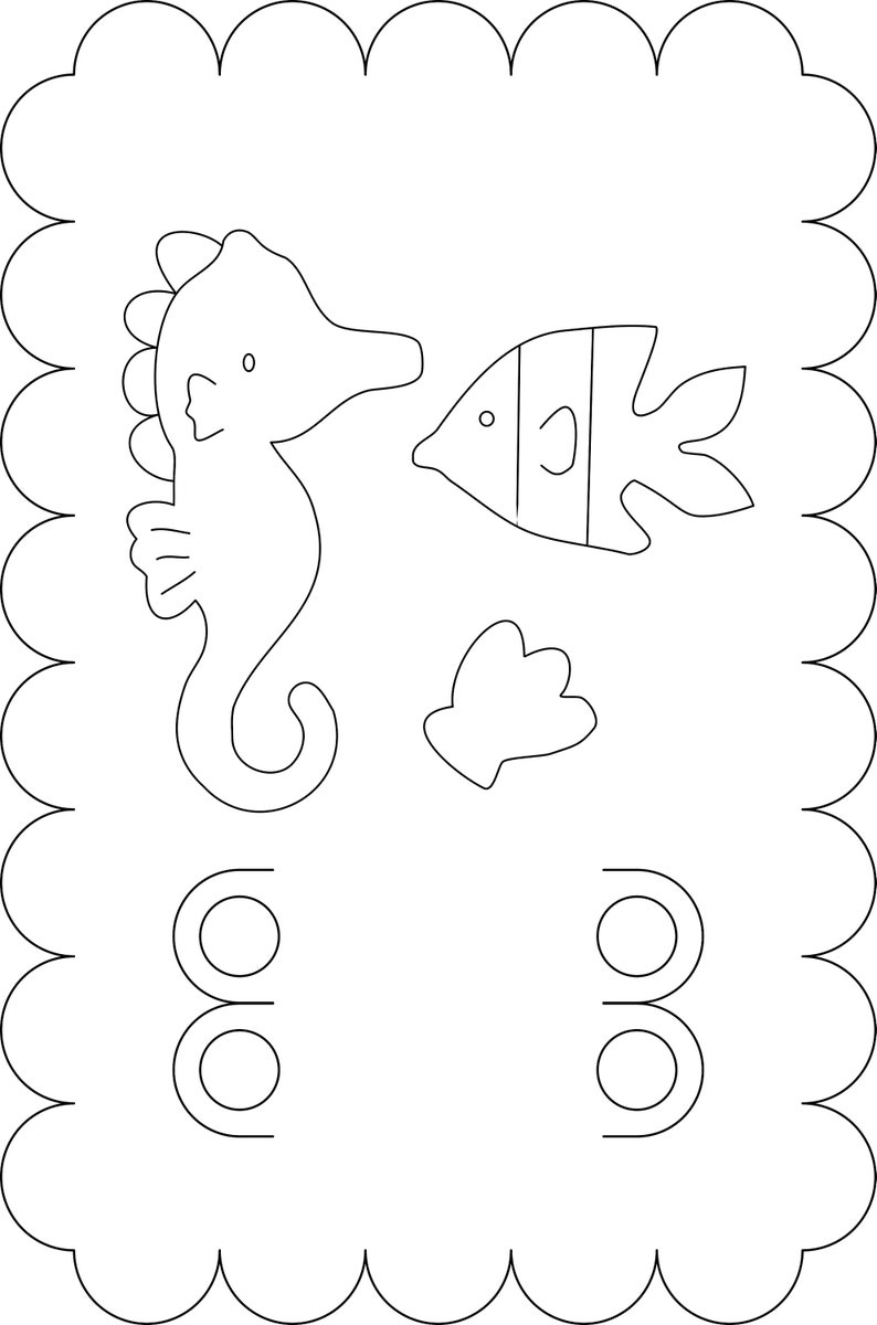 Set 6 SVG Coloring Card Kids Easter Valentine\u2019s Birthday Parties Favor  Bag Thank you Card School handout Crayon Holder Sealife Crayons Craft  Supplies & Tools aloli.ru