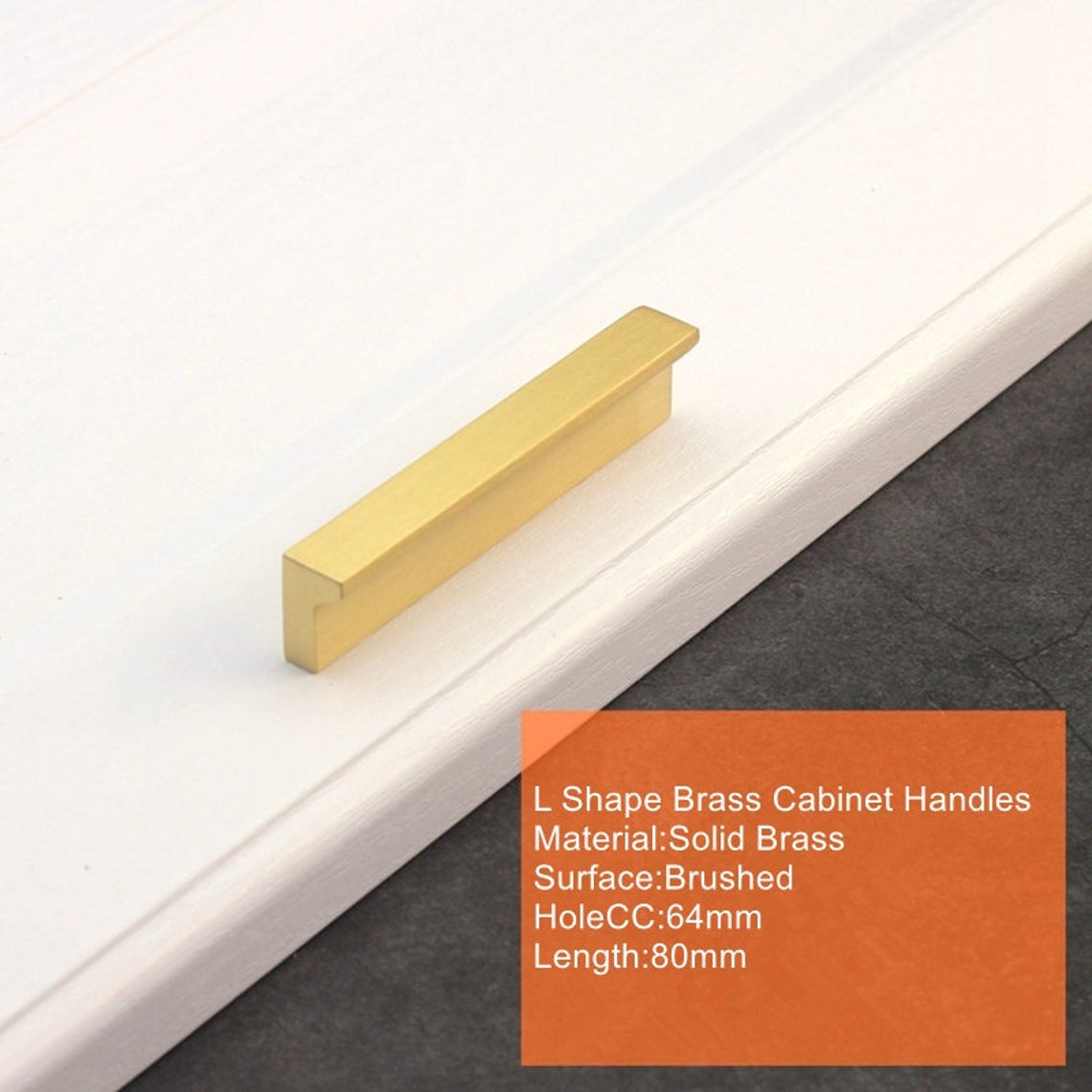 Solid Brass Kitchen Knobs and Handles Gold Furniture Etsy