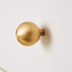 Pomelli in ottone per cassetti di armadietti - Maniglie dorate per ante di armadi e credenze da cucina