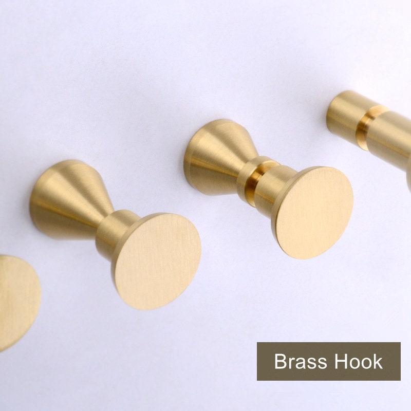 Solid Brass Coat Rack Wall Mounted Towel Hooks Metal Bathroom Hooks  Kitchenware Organizer Wall Hat Key Hooks -  Canada