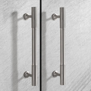 Brushed Nickel Cabinet Knobs Drawer Pulls: Modern Brass Kitchen Cupboard Handles image 3