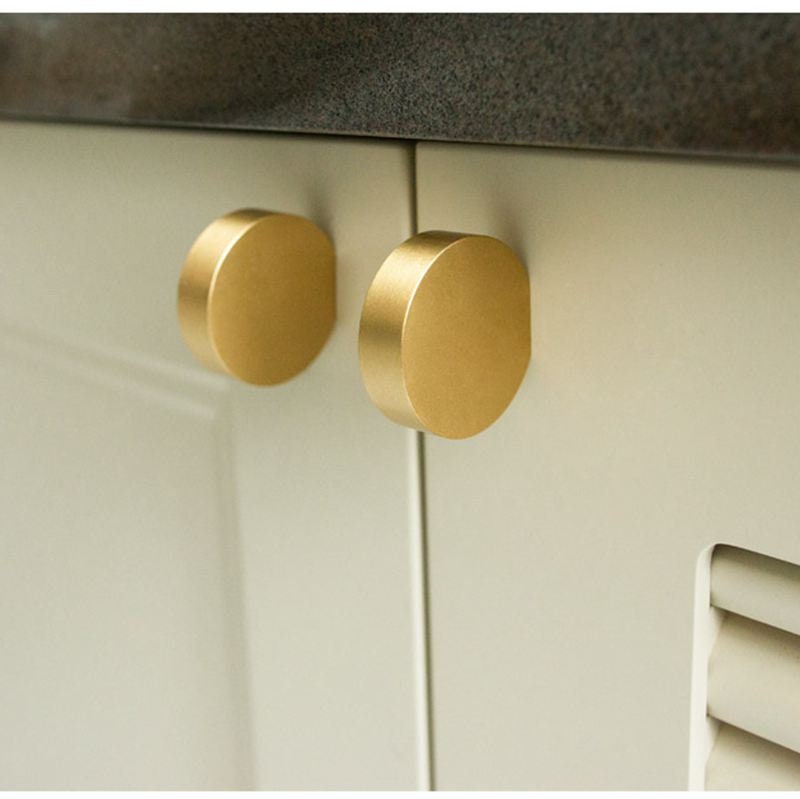 Moderne gebürstete Messing Küche Schrank Knöpfe Gold Möbel | Etsy