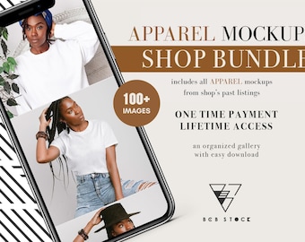 Zestaw makiet koszulek, różnorodne modele plus size