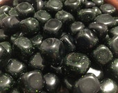 Green Goldstone Bitty Baby 6 Pack Tiny Tumbles Crystals