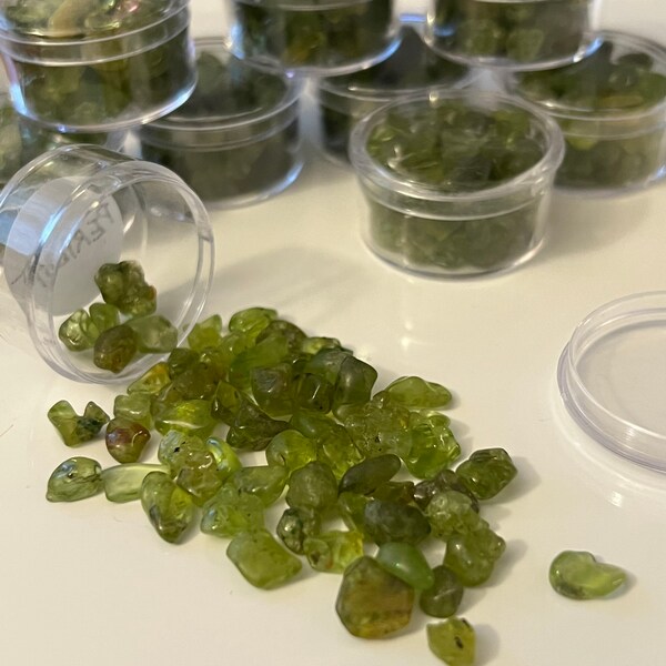 Olivine Nuggets aka Peridot Crystals Leo Virgo August Gemstone Birthstone