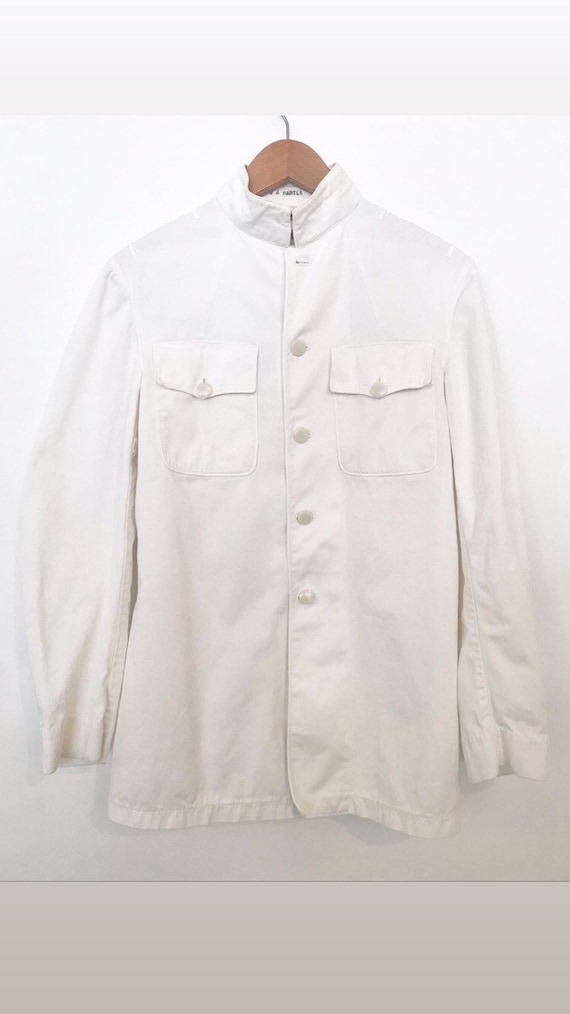 1940s cotton medical jacket